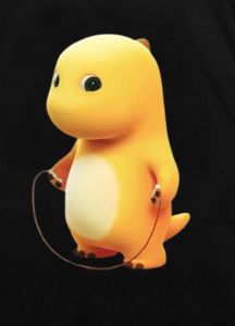 Kaos Nailong Kuning - Baju Cowo Cewe Dino Couple - TC Cotton Combed