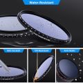 JJC 77mm ND Filter ND2-400 NDV Filter Variable Neutral Density Filter For Canon EF 24-70mm f4L/EF 16-35mm f4L/EF 24-105mm Lens,Nikon AF-S 24-70mm f2.8G/AF-S 16-35mm f4G Lens,Sigma 17-50mm f2.8 Lens,Tokina 11-16mm f2.8 Lens&More Lenes With 77mm Thread. 