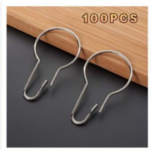 50/100pcs c-ring hook with lock /S hook white hook for Any light or small obiect Practical Hanger