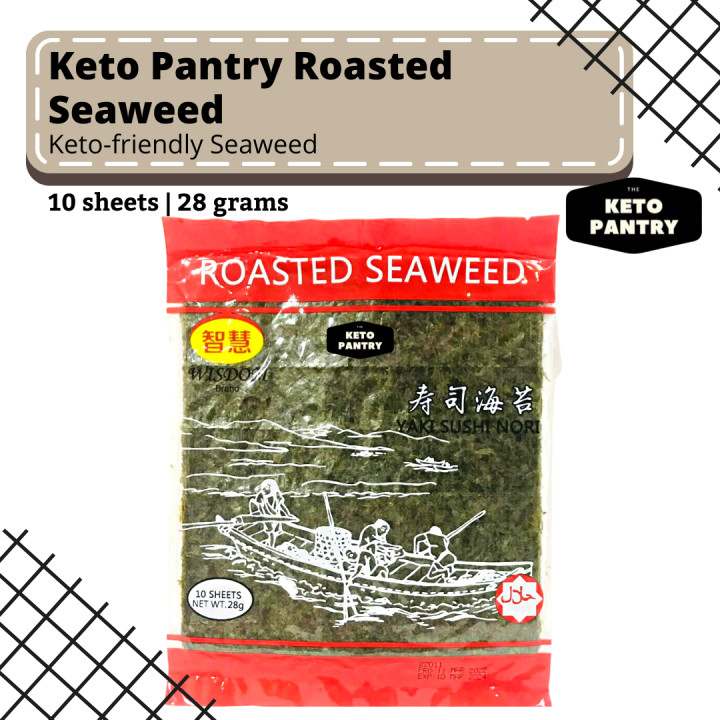 Keto Pantry Roasted Seaweed Nori Sheets Lazada PH