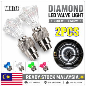 ✨SMALL LIGHT BIG WOW! lampu basikal kelip kelip led bicycle valve lights lampu tayar basikal LED flashing light 2 PCs For motorcycle bicycle wheel tire tire valve car lamp Bike Car Tire Tyre Wheel Valve Caps Accessories fluorescent bar wheel lamp