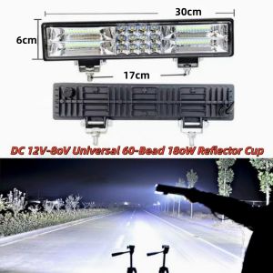 White/Yellow Off-Road Vehicle High-Brightness LED Light Bar Off-Road Work Driving Light Spot Light Fog Light