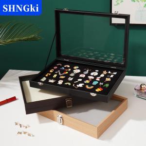 [COD] 🔥🔥🔥SHNGki Trong suốt chống bụi pin hiển thị hộp cho huy chương Trang sức bộ sưu tập hiển thị Khung pin huy chương hiển thị trường hợp huy hiệu lưu trữ hộp