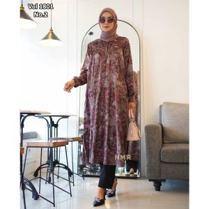 NMR Midi Dress Hermss Diir Bordir Vol 1801-2
