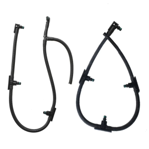 2pcs Fuel Injector Return Line Kit Replacement Return Pipe Hose Automotive Accessories for 2500 2004-2010