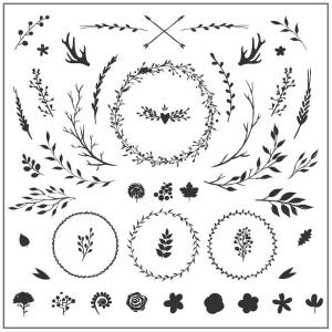 Vòng Hoa Lá Silicone Cho sinh nhật tự làm Giáng Sinh Thiệp mời giấy bọc sách vở thủ công mỹ nghệ Album Ảnh