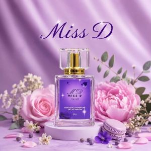 FREE SHIPPING 50ml Elegant Bottle Miss D Best Seller WOMEN and MEN Inspired 30% Oil-Based Perfume From France