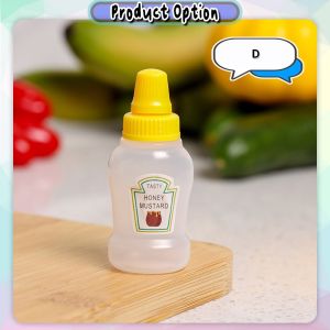[Datz] Mini Sauce Container Bento Sauce Bottle Sauce Squeeze Bottle Ketchup Bottle 迷你酱料瓶 Bekas Sos Mini - KW80