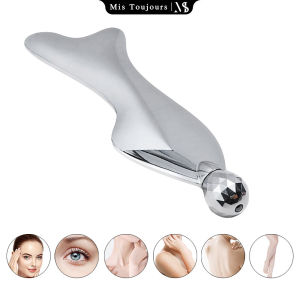 Dụng cụ massage Gua Sha hình cá bằng thép không gỉ dụng cụ cạo/đẩy massage toàn thân/mặt nâng cơ mặt chống lão hóa làm săn chắc da Guasha cho mặt.