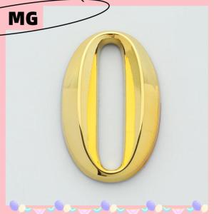 【Magical House】 [ New Hot Fashion] 1 miếng dán nhà cao 5cm màu vàng nhãn địa chỉ cửa số nhà hiện đại màu vàng kim