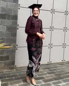 ANGGARA BUTIK Kebaya Brukat Modern Rok Batik Songket Span Baju Lamaran Payet Kondangan Tunik