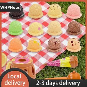 [COD] WHPHous Ship within 24 hours Pretend Play Kids Kitchen Toy Set Stackable Ice Cream Educational Birthday Gift Tabletop Game Early Educational Toy