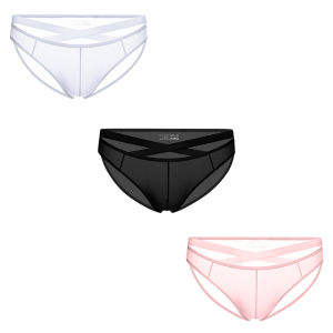 CMENIN ADANNU กางเกงชั้นในชายโพลีเอสเตอร์ 3 ชิ้น ขายดี กางเกงชั้นในชาย กางเกงชั้นในเอวต่ำ กางเกงชั้นในชายแบบมีสายรัด กางเกงในชาย Calzoncillos AD322