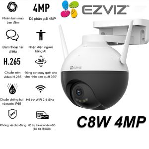 Camera wifi Ezviz C8W ( 4.0mp )- xoay-chính hãng bảo hành 2 năm