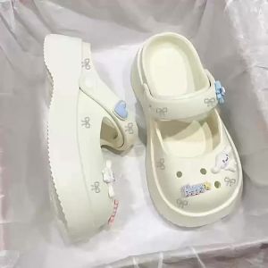 WomenS Clogs Thick-Soled EVA Slippers Cute One-Strap Sandals Sweet Closed-Toe Sandals Beach Shoes