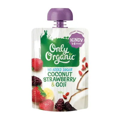 Only Organic Coconut Strawberry & Goji Smoothie 100G - From 1-5 Years