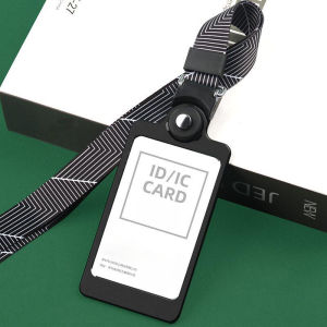 Giá Đỡ Thẻ ID Dọc Bằng Hợp Kim Nhôm Dây Buộc Giữ Thẻ Màu Vàng Bạc Giá Đỡ Thẻ Tên Đồ Dùng Văn Phòng Kinh Doanh