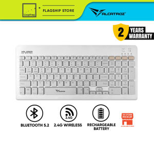Alcatroz Xplorer Go BTR200 Bluetooth Wireless 2.4G  Rechargeable Keyboard