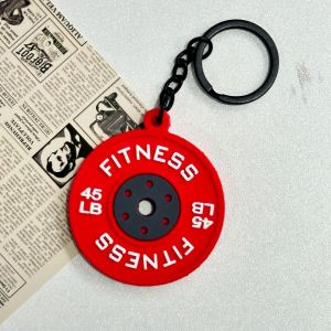 CAELARAU Mini Barbell Plates Key Chain Water Cups Kettlebells Simulation Dumbbells Keyring Car Key Ornament Creative Fitness Series Pendant for Men Women