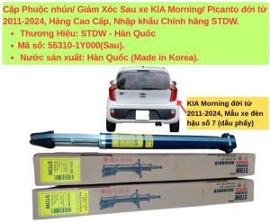 Cặp Phuộc Nhún (Giảm xóc) Sau Xe Kia Morning đời 2011-2024 Hàng STDW Cao Cấp- Nhập Khẩu Chính hãng từ Hàn Quốc