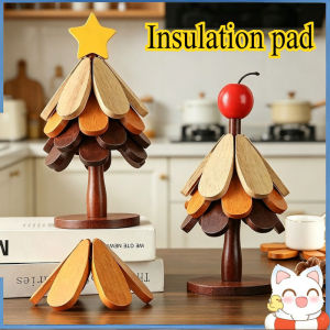 Creative Tree-Shaped Heat Insulation Pad Anti-Scalding Mat Decoration Foldable Coaster & Bowl Pad 隔熱墊