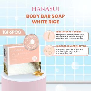 [PAKET 6PCS] HANASUI Bar Soap 30gr/60gr - Sabun Batang