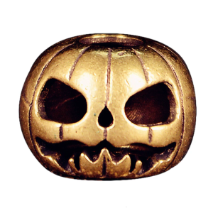 Artistic Pumpkin Metal Beads for Creative Paracord Projects and Fashionable Large Hole Charm Collectibles