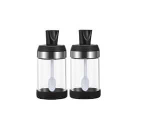 Large Capacity Seasoning Bottle Creative Glass Multi-Purpose Condiment Bottle Spice Container