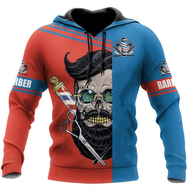 Sweater Hoodies Barberman Barbershop Unisex Full Printing