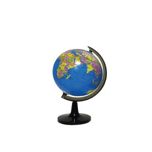 [SG Stock] Centre World Globe with Stand | 14.16cm 18.20cm 21.40cm | Educational | Feng Shui Enhancement