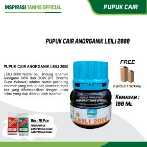 Pupuk Cair Leili 2000 kemasan 100ml - Pupuk nutrisi tanaman padi leili 100ml