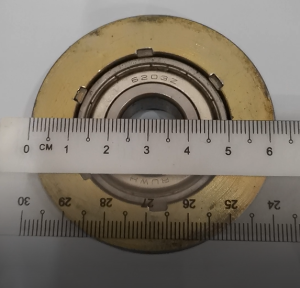 Toshiba Type Hanger Roller (U type) 62x16mm x 6203Z (10pcs/lot) LML Elevator Parts 东芝电梯门吊轮U曹配件