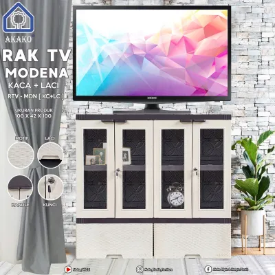 MEJA TV RAK TV MINIMALIS Rak Tv BUFFET Meja Tv Modern BUFFET TV AKAKO PLASTIK MEJA TV PLASTIK MEJA TV MINIMALIS RAK TV AKAKO MODENA