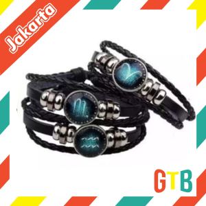 GTB - A001 READY STOCK GELANG ZODIAK TREND FASHION IMPORT MURAH