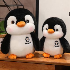 25cm-50cm Soft Fat Penguin Plush Stuffed Toy Cute Black Penguin Fur Doll Toy Home Decoration Toy Children Birthday Gift