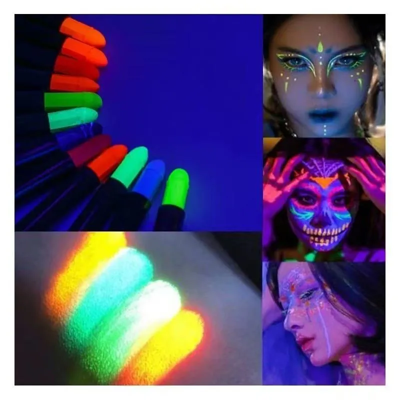 body paint black light markers for skin