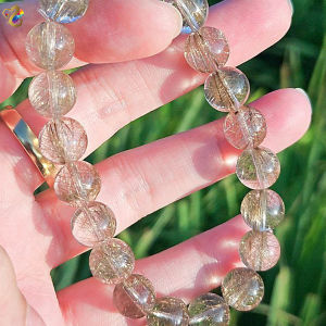 Collection Ceiling Grade Rare Silver Rutilated Quartz Bracelet