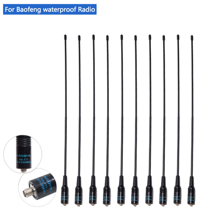 10pcs NAGOYA NA771 Waterproof SMAFemale 144/430MHz Dual Band High