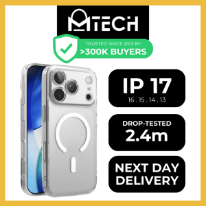 MTech Protection iPhone 17 16 15 14 Pro Max Air Mag Safe Case 13 Plus Samsung S25 S24 S23 S22 Ultra Transparent Magnetic Clear