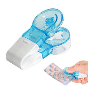 Portable Pill Taker Anti Pollution Artifact Medication Dispenser Pill Taker Cup Organizer For Vitamins Fish Oil Pill Popper