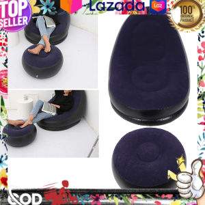 [DENGAN BANTALAN KAKI] - Sofa Bean Bag Inflatable Sofa Travel Portable Bean Bag Sofa Dewasa Penyimpanan Mudah Lazy Sofa