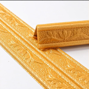 17KM 3D Foam Wall Border Sticker Self Adhesive Waterproof Peel and Stick Home Decor Waist Line