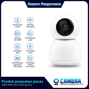 Smart CCTV WIFI 2MP Monitor Smart Home  CCTV Mini Tanpa Kabel