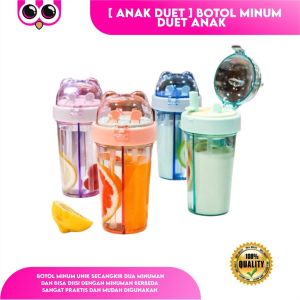 [ ANAK DUET ]BOTOL MINUM DUET ANAK 420 ML / BOTOL DUA SISI / BOTOL MINUM ANAK