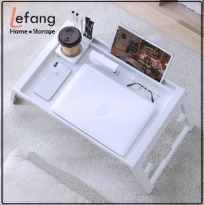 Lefang Portable Laptop Table Stand Folding Laptop Desk Adjustable Notebook PC Table Stand Cup Holder Pen Holder