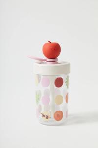 Tagi. Imagine Apple Sippy Cup Straw Cup Portable Coffee Cup 420ML Travel Cup
