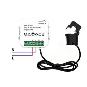 Real-Time Electricity Usage Monitor 1 Channel Electricity Statistics Monitoring Device for Home Voice Control Enduring