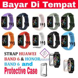 Silvertech Huawei band 6 Strap Sport 2 warna Nike Tali Pengganti | Strap Huawei Band 6 Aneka Warna kualitas Original