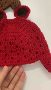 Mũ len tai  cho bé mũ len cho bé gái bé trai