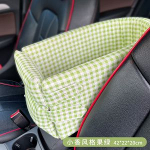 Pet Car Seat For Dogs Dog Car Seat Cover Dog Cat Seat For Removable and Washable Armrest for Central Control Nest
